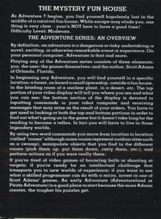 Adventure #7 - Mystery Funhouse - Dos