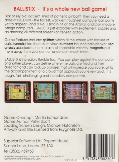 Ballistix - Dos