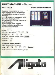 BBC Video Fruit Machine - Dos