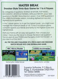 Master Break dos