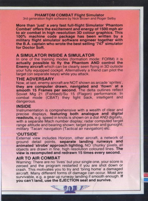 Phantom Combat Simulator - Dos