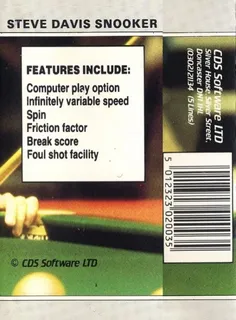 Steve Davis Snooker dos