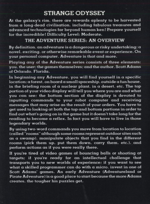 Strange Odyssey - Dos