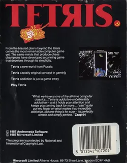 Tetris (Mirrorsoft) dos