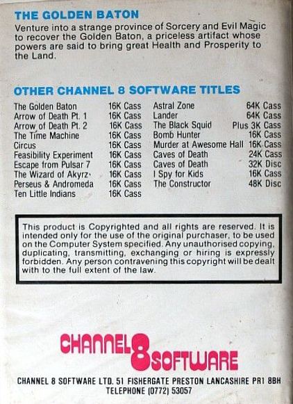 The Golden Baton - Dos