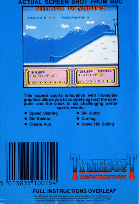 Winter Olympics - Dos