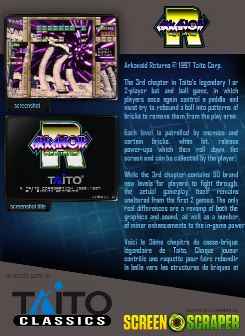 Arkanoid Returns - Dos