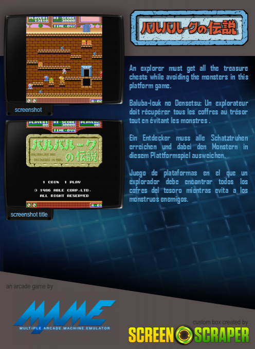 Baluba-louk No Densetsu - Dos