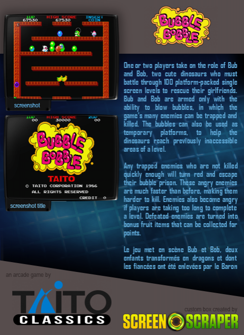 Bubble Bobble - Dos