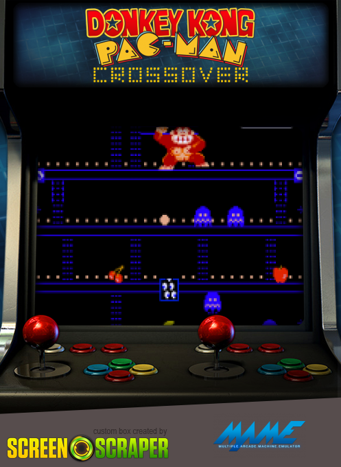 Donkey Kong Pac-Man Crossover