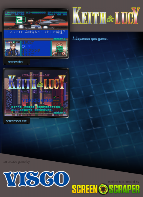 Dramatic Adventure Quiz Keith & Lucy - Dos