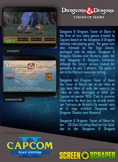 Dungeons & Dragons: Tower of Doom dos