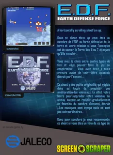 E.D.F. : Earth Defense Force dos