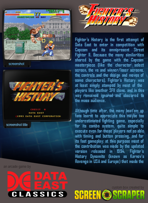 Fighter's History - Dos