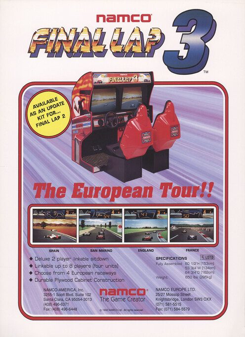 Final Lap 3 - Dos