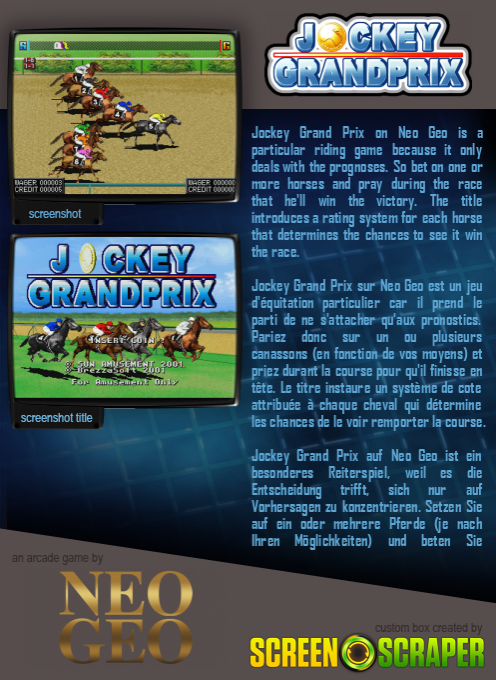 Jockey Grand Prix - Dos
