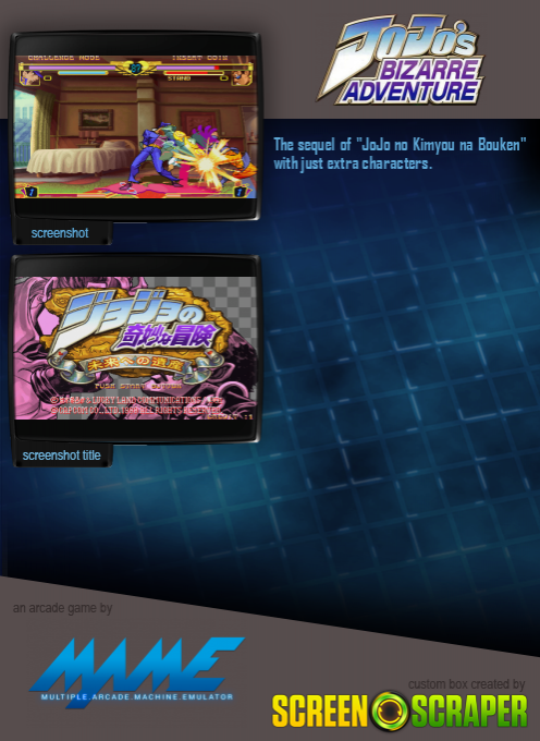 JoJo no Kimyou na Bouken - Mirai e no Isan - Dos