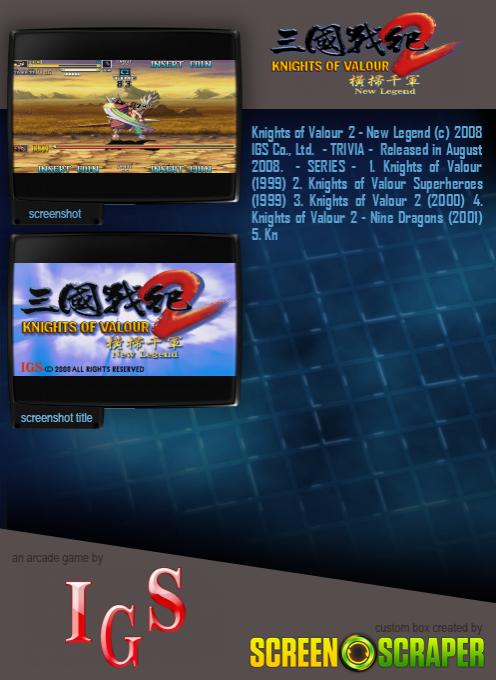 Knights Of Valour 2 New Legend - Dos