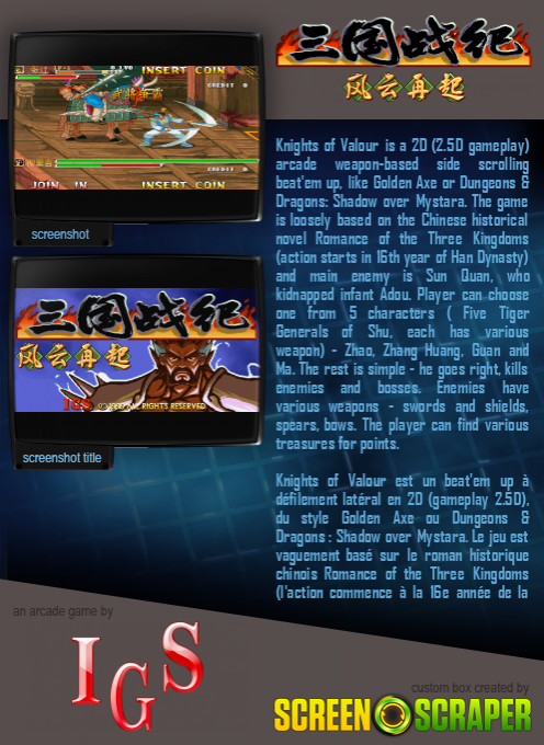 Knights of Valour: Yi Tong Zhong Yuan - Dos