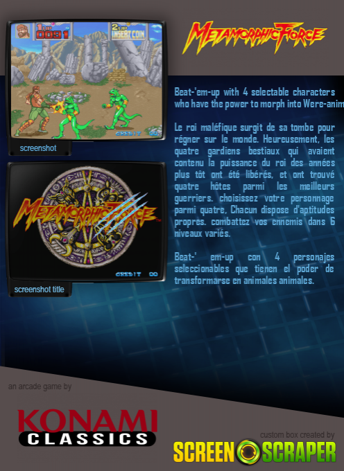 Metamorphic Force - Dos