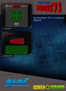 Ping Pong Masters '93 dos