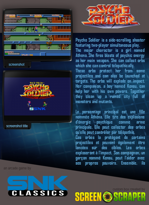 Psycho Soldier - Dos