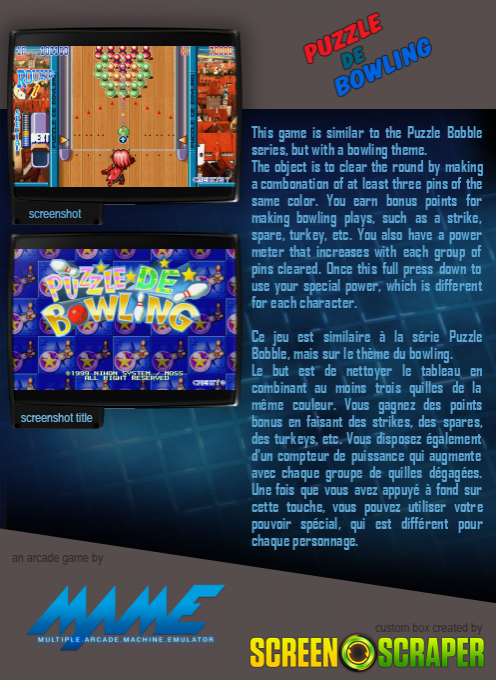 Puzzle De Bowling - Dos