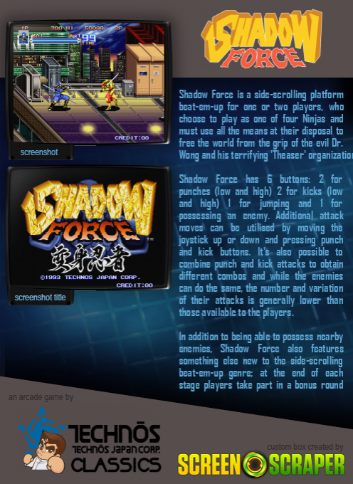 Shadow Force - Dos