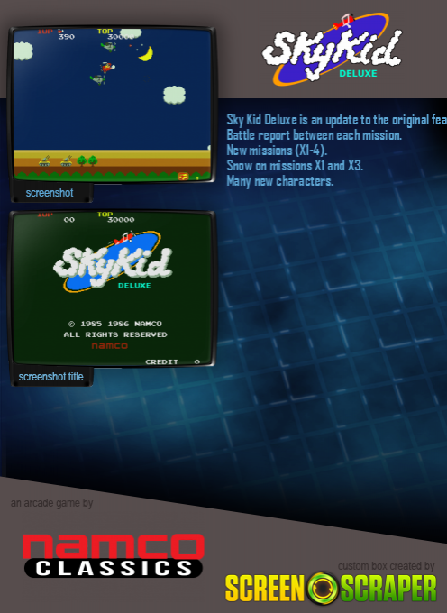 Sky Kid Deluxe - Dos