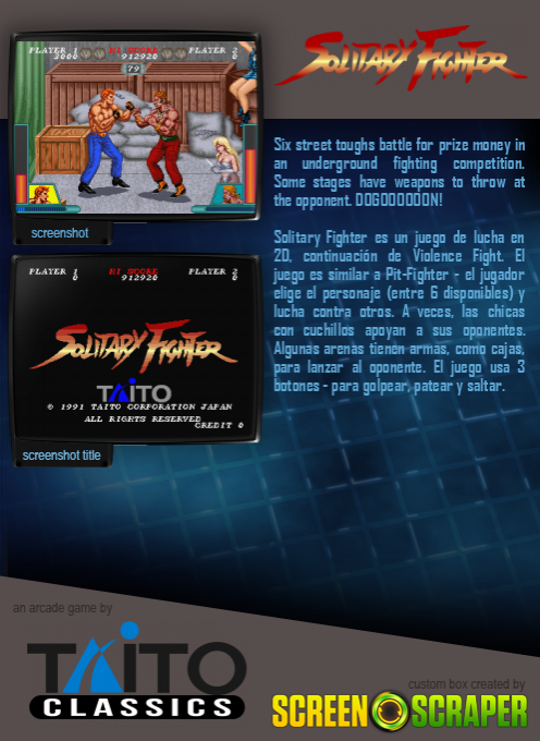 Solitary Fighter - Dos