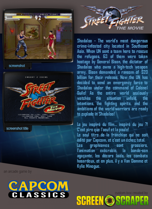Street Fighter: The Movie - Dos