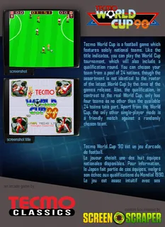 Tecmo World Cup '90 dos