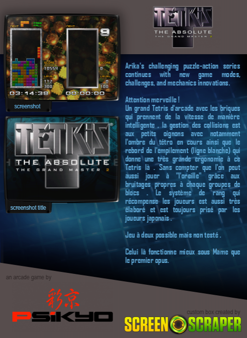 Tetris The Absolute The Grand Master 2 - Dos