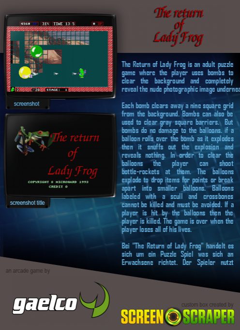 The Return of Lady Frog - Dos