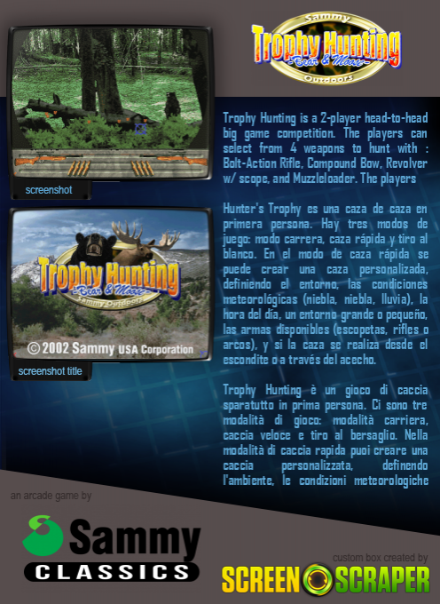 Trophy Hunting - Bear & Moose V1.0 - Dos