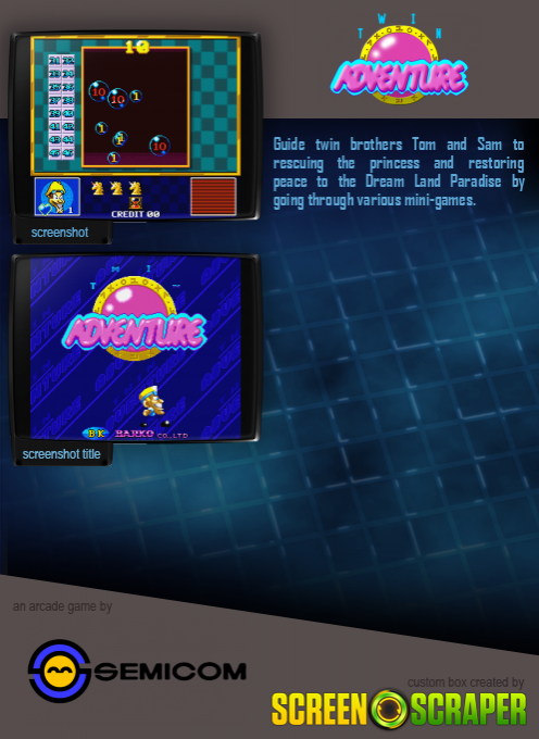 Twin Adventure - Dos