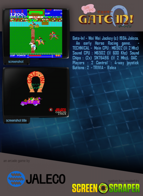 Wai Wai Jockey Gate-in! - Dos