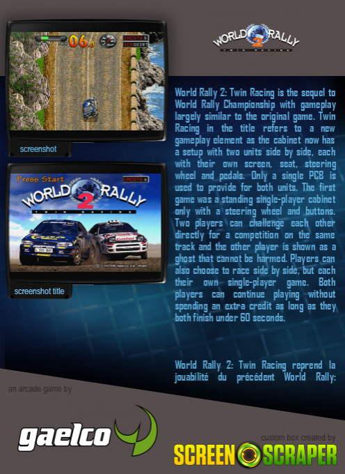 World Rally 2: Twin Racing - Dos
