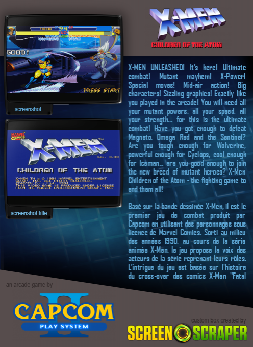 X-Men : Children of the Atom - Dos