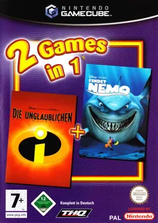 2 Games in 1 - Disney-Pixar Les Indestructibles + Disney-Pixar Le Monde de Nemo