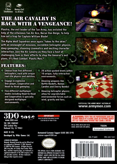 Army Men : Air Combat - The Elite Missions - Dos