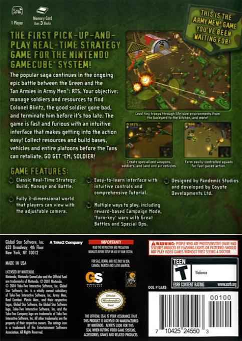 Army Men : RTS - Dos