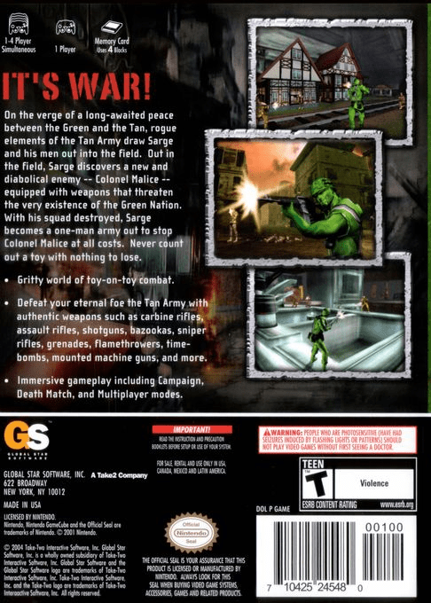 Army Men : Sarge's War - Dos