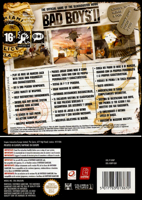 Bad Boys: Miami Takedown - Dos