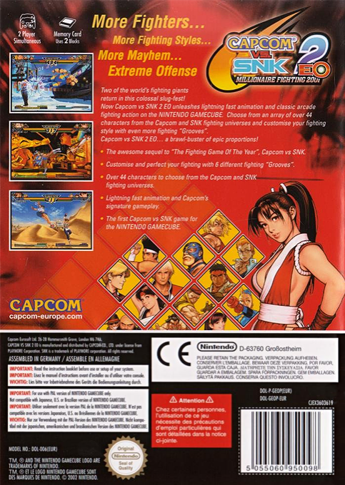 Capcom vs. SNK 2 EO - Dos