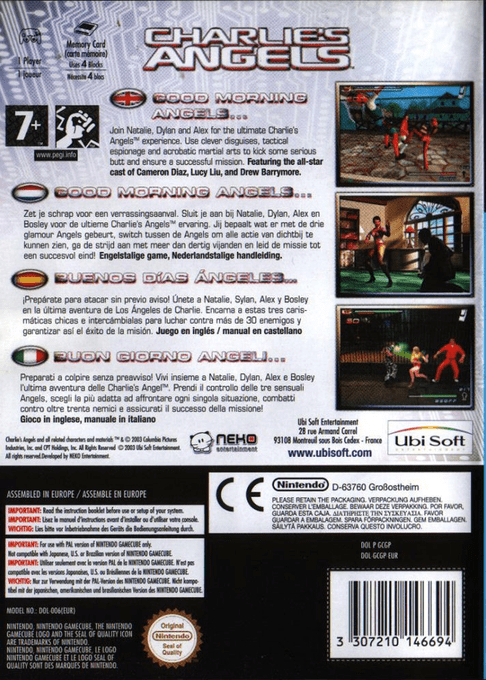 Charlie's Angels : Les Anges se Déchainent - Dos