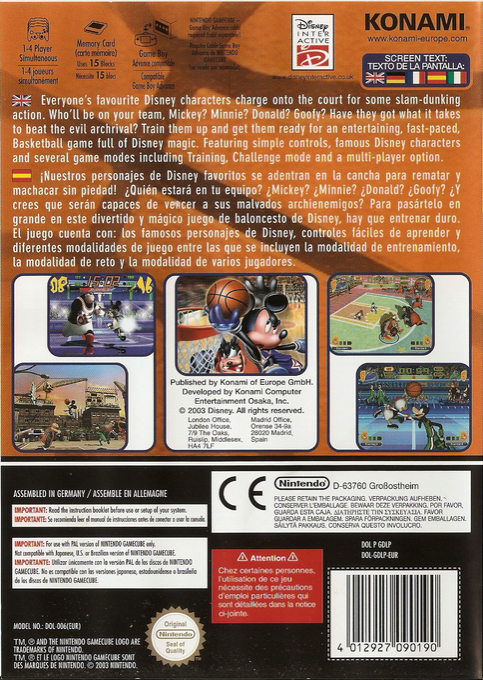 Disney Sports : Basketball - Dos