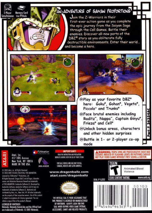 Dragon Ball Z : Sagas - Dos