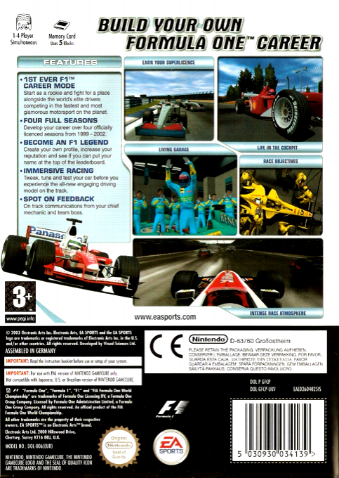 F1 Career Challenge - Dos