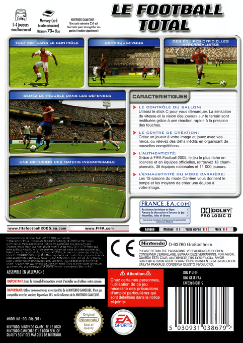 FIFA Soccer 2003 - Dos